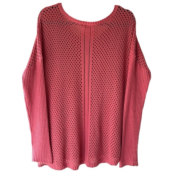 PRANA | PARKER OPEN WEAVE SWEATER ORGANIC COTTON |SIZE: LARGE - Picture 7 of 9